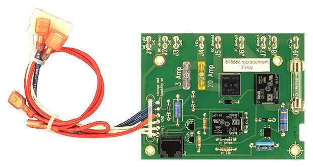 618666 3-WAY – DINOSAUR ELE Refrigerator Power Supply Circuit Board, Replacement For Norcold Refrigerator Series 653\...